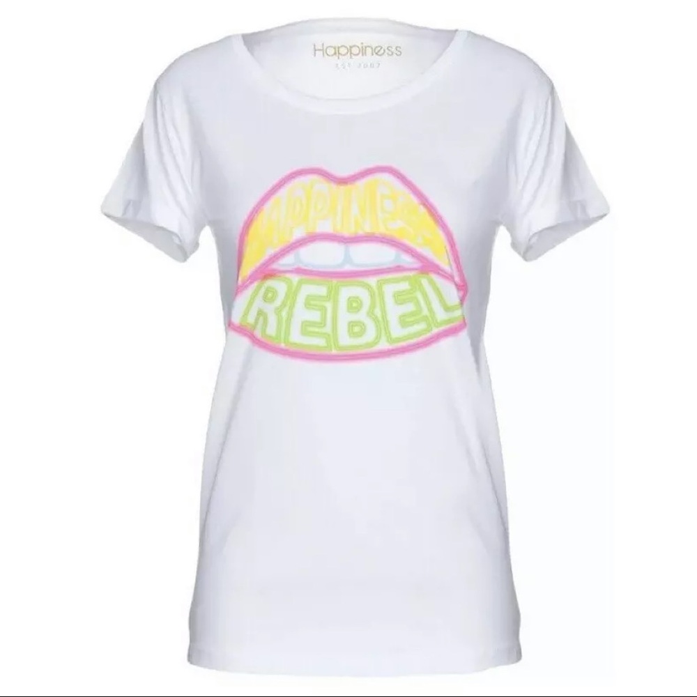 Happiness ‘Happiness Rebel’ Logo Graphic Tee